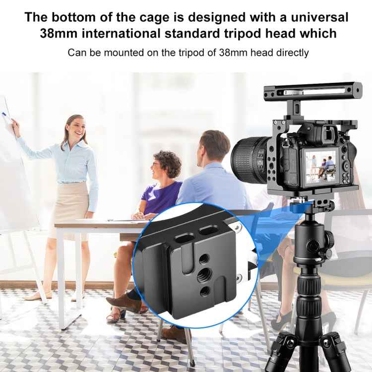 PULUZ Video Camera Cage Filmmaking Rig with Handle for Nikon Z6 / Z7