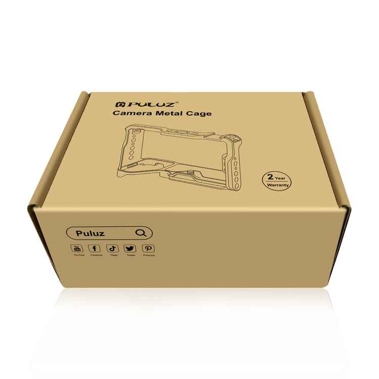 For Sony ILME-FX30 / FX3 PULUZ Metal Camera Cage Stabilizer Rig with NOTA Slider