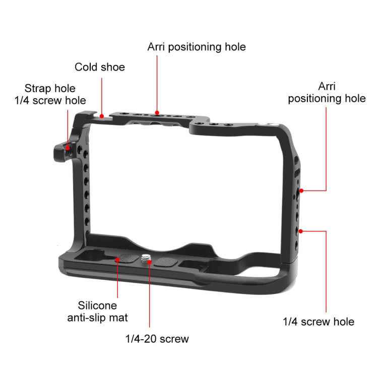 For Canon EOS-RP PULUZ Metal Camera Cage Stabilizer Rig