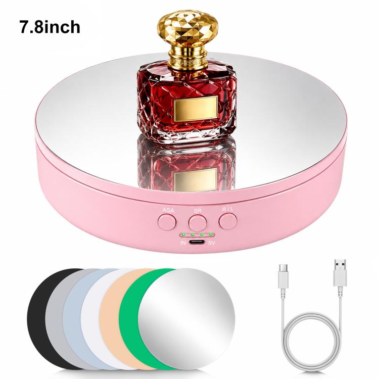 PULUZ 20cm Electric 360 Degree Rotating Display Stand Turntable, Speed / Angle / Direction Adjustable, Load 5-10kg, 20cm