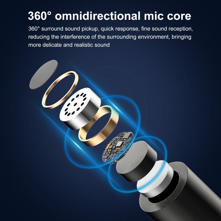 PULUZ Wireless Lavalier Noise Reduction Reverb Microphones for Type-C Phone, Type-C Receiver and Dual Microphones