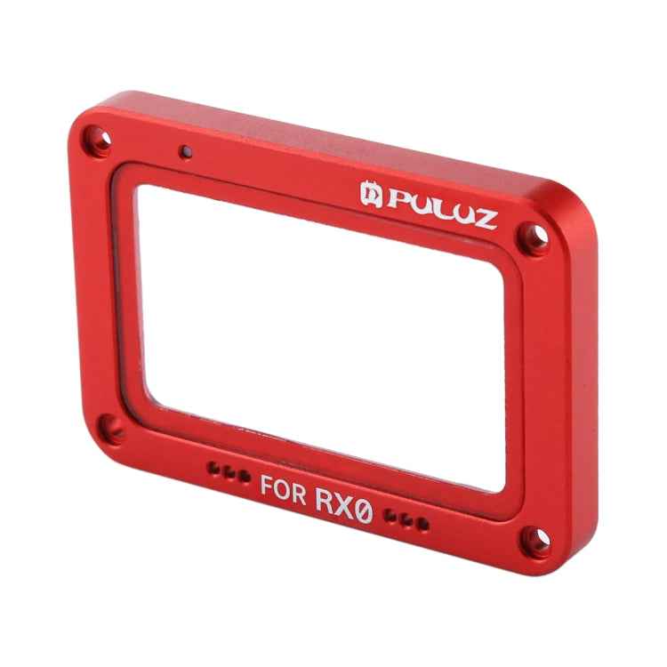 PULUZ Aluminum Alloy Flame + Tempered Glass Lens Protector for Sony RX0 / RX0 II, with Screws and Screwdrivers