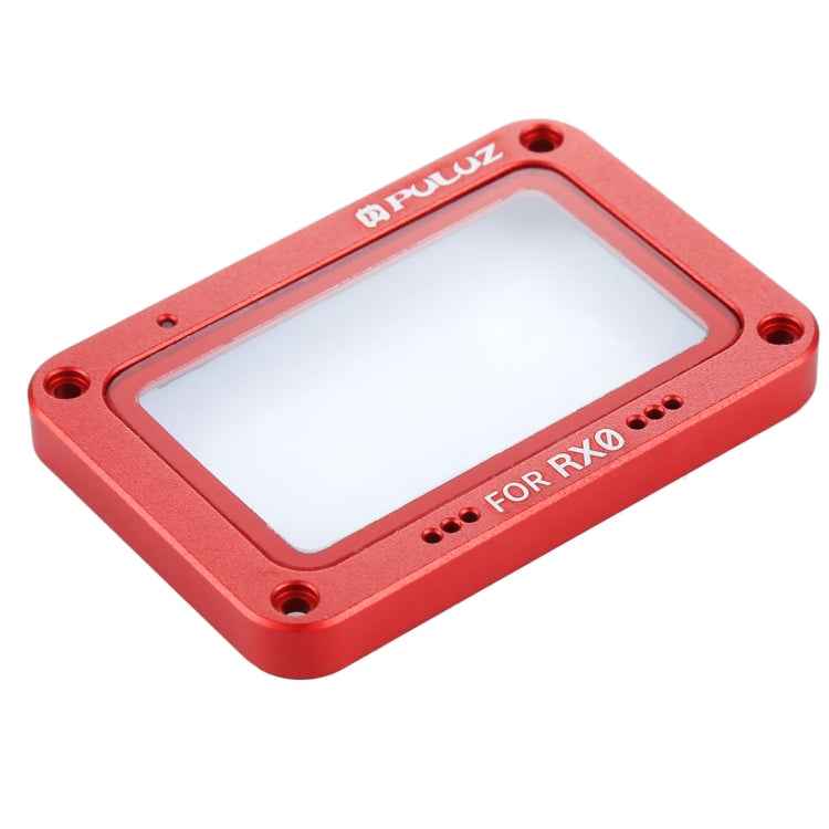 PULUZ Aluminum Alloy Flame + Tempered Glass Lens Protector for Sony RX0 / RX0 II, with Screws and Screwdrivers