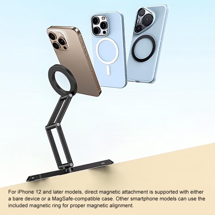 MagSafe Desktop Live Streaming Magnetic Foldable Phone Holder Bracket, Live Streaming Bracket