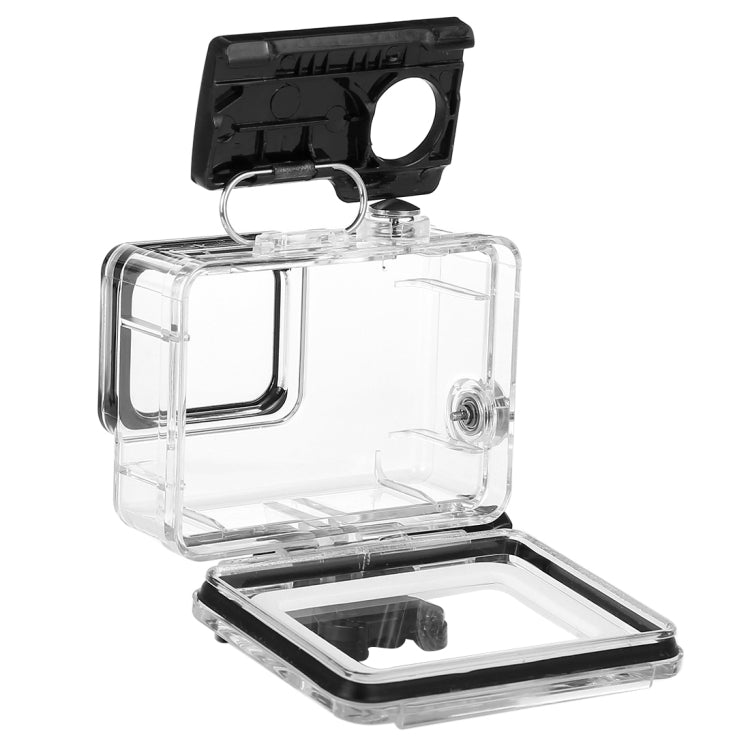 PULUZ 45m Underwater Waterproof Housing Diving Case for GoPro HERO7 Silver / HERO7 White, with Buckle Basic Mount & Screw