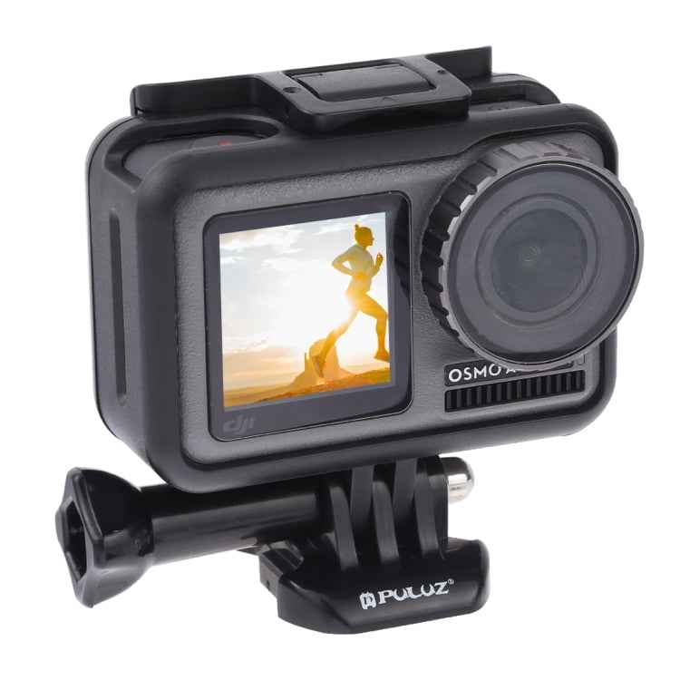 PULUZ Standard Border Frame ABS Protective Cage for DJI Osmo Action, with Buckle Basic Mount & Screw