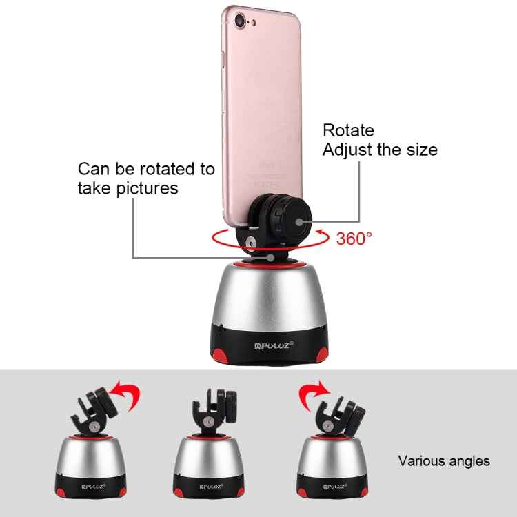 PULUZ Electronic 360 Degree Rotation Panoramic Head with Remote Controller for Smartphones, GoPro Action Cameras