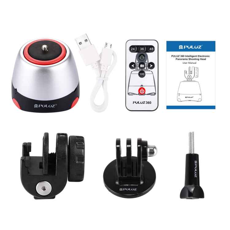 PULUZ Electronic 360 Degree Rotation Panoramic Head with Remote Controller for Smartphones, GoPro Action Cameras