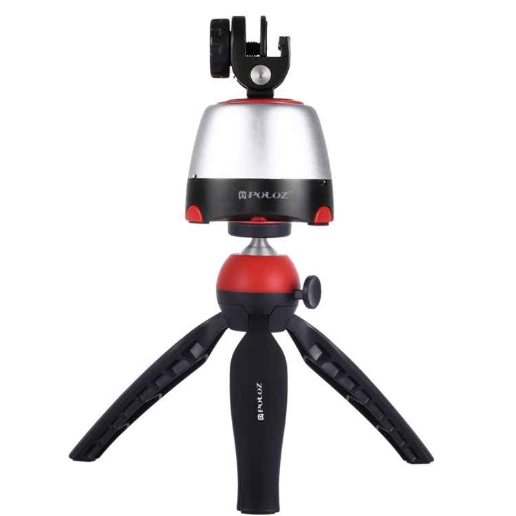 PULUZ Electronic 360 Degree Rotation Panoramic Head + Tripod Mount + GoPro Clamp + Phone Clamp with Remote Controller for Smartphones, GoPro Action Cameras