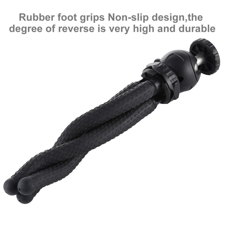 PULUZ Mini Octopus Flexible Tripod Holder with Ball Head for SLR Cameras, GoPro, Cellphone, Size: 25cmx4.5cm