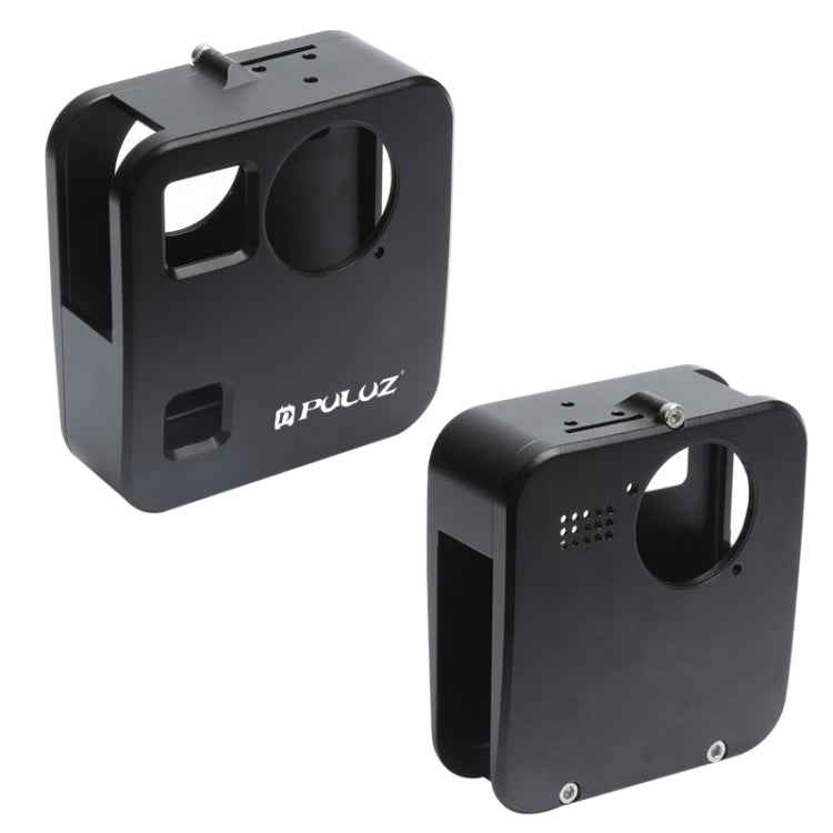PULUZ for GoPro Fusion Housing Shell CNC Aluminum Alloy Protective Cage with Basic Mount & Lens Caps