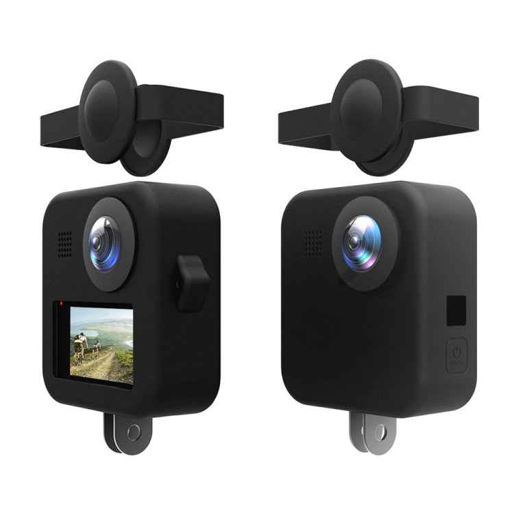 PULUZ for GoPro Max Dual Lens Caps Case + Body Silicone Protective Case