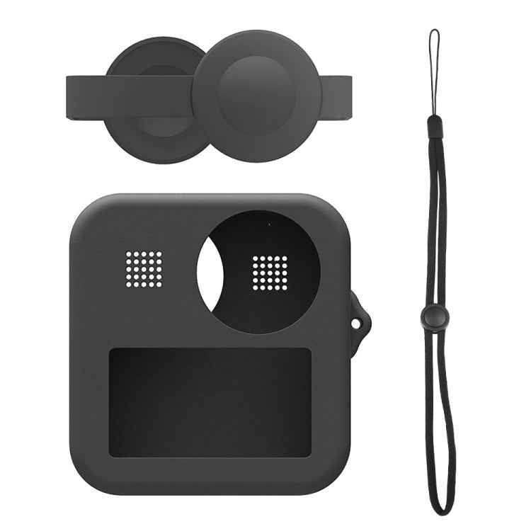 PULUZ for GoPro Max Dual Lens Caps Case + Body Silicone Protective Case