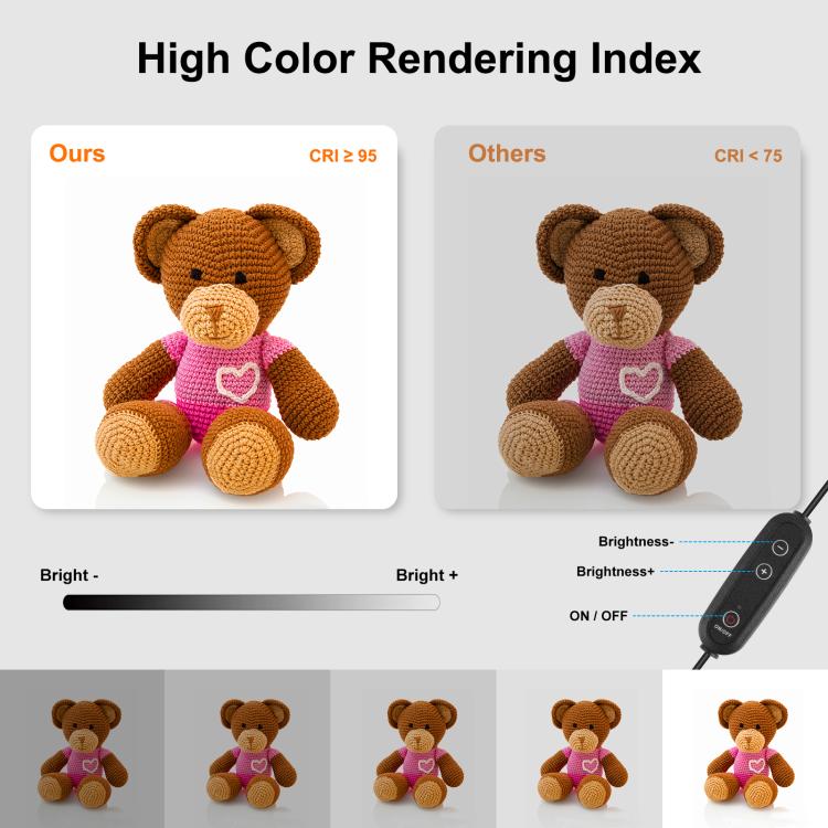 PULUZ 40cm Folding 72W 5500K Studio Shooting Tent Soft Box Photography Lighting Kit with 4 Colors (Black, Orange, White, Green) Backdrops, 40cm Folding 72W(UK Plug), 40cm Folding 72W(US Plug), 40cm Folding 72W(AU Plug), 40cm Folding 72W(EU Plug)