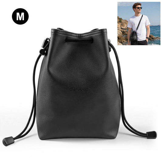 PULUZ Camera Protective Inner Bag Thick Padded Carrying Pouch with Shoulder Strap for Mirrorless & DSLR Cameras, Size: M, Size: M