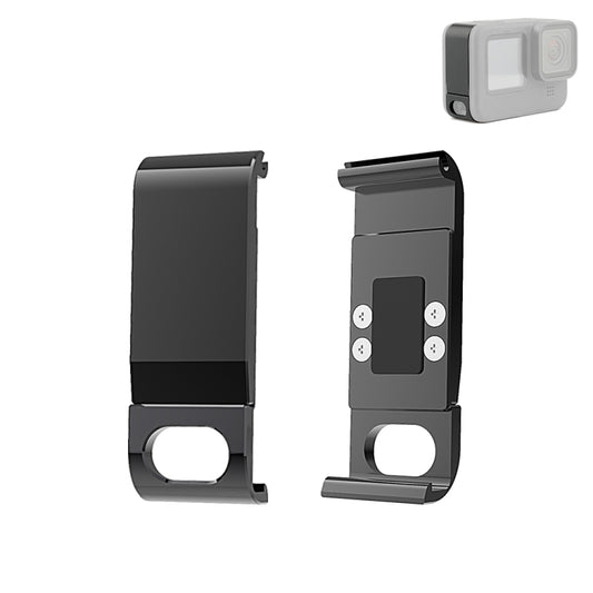 PULUZ Metal Battery Side Interface Cover for GoPro HERO13 Black /12 Black /11 Black /10 Black /9 Black