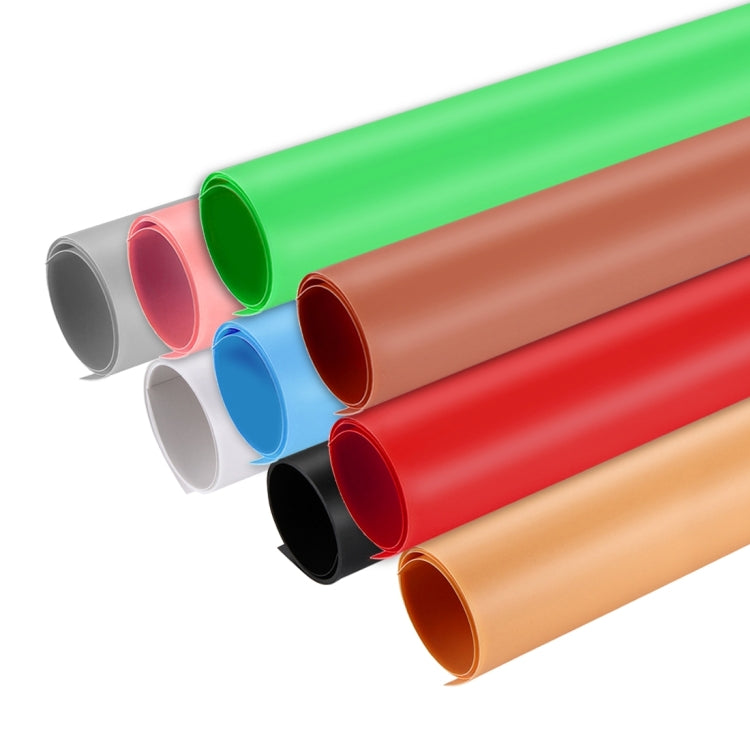 PULUZ Photography Background PVC Paper Kits for Studio Tent Box, Size: 121cm x 58cm, Backdrop 60cm(Blue), Backdrop 60cm(Red), Backdrop 60cm(B)
