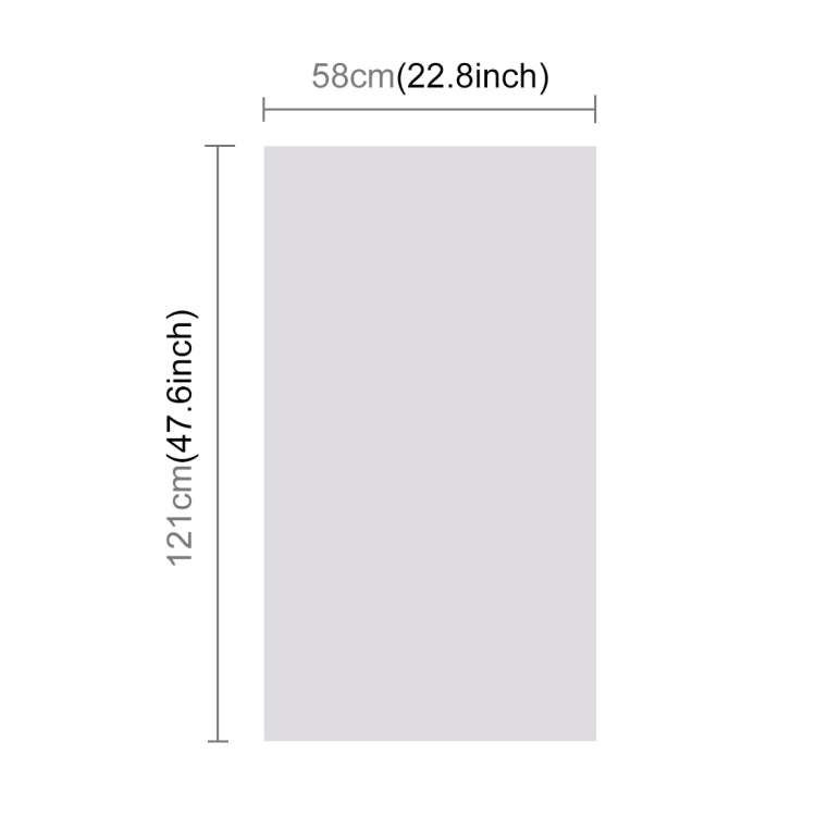 PULUZ Photography Background PVC Paper Kits for Studio Tent Box, Size: 121cm x 58cm, Backdrop 60cm(W)