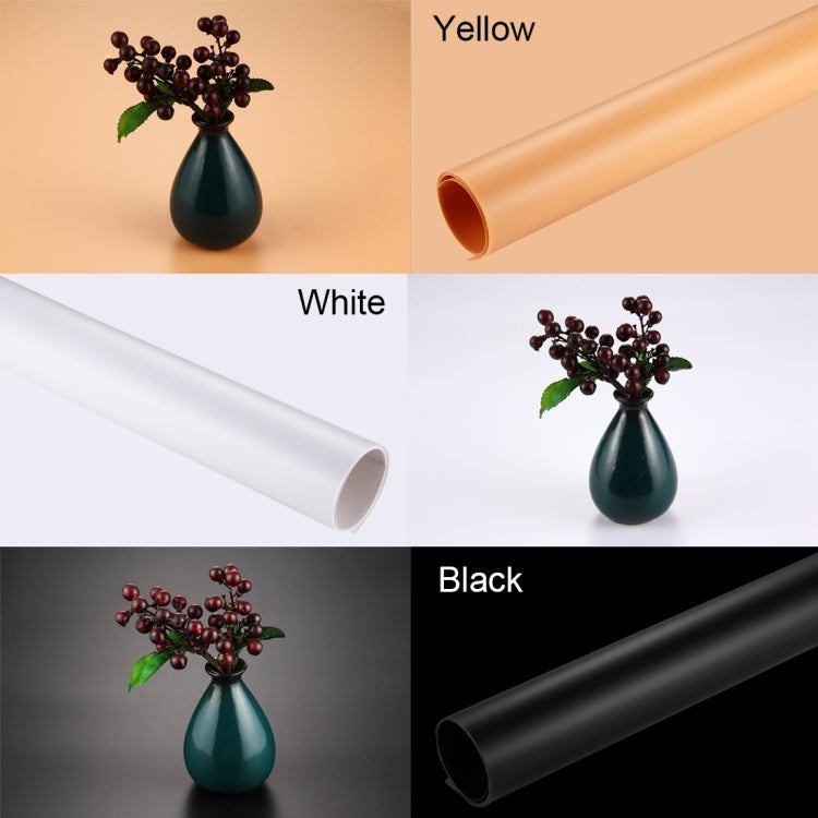 PULUZ Photography Background PVC Paper Kits for Studio Tent Box, Size: 121cm x 58cm, Backdrop 60cm(W)