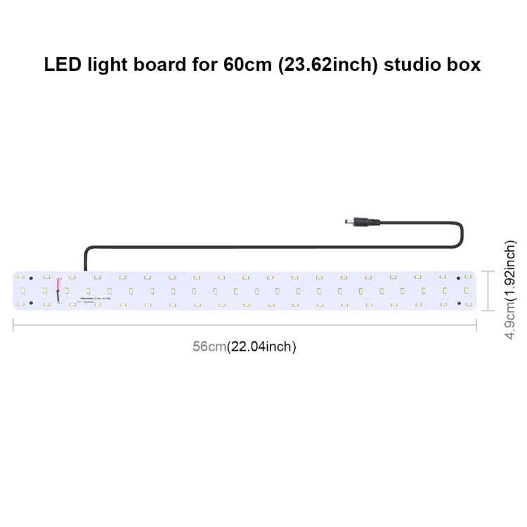 PULUZ 30W 1690LM 60 LEDs SMD 5730 5500K Aluminum Base Light Panel for 60cm Studio Tent