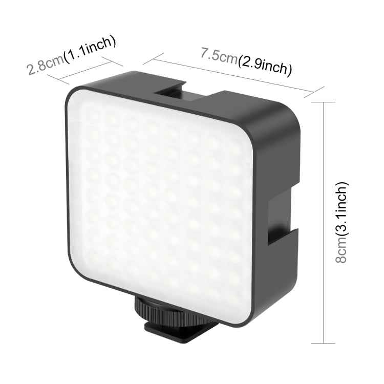 PULUZ 64 LED 5W Video Splicing Fill Light for Camera / Video Camcorder