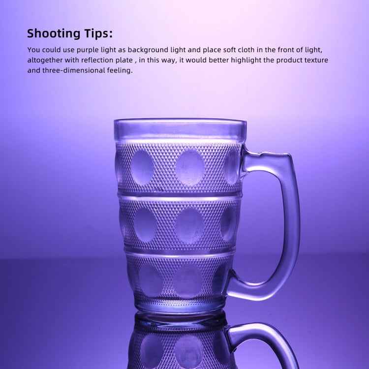 PULUZ 29cm Photography Acrylic Reflective Display Table Background Board