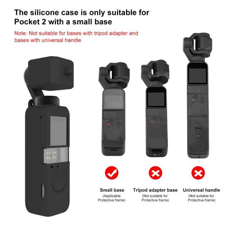 PULUZ  2 in 1 Silicone Cover Case Set for DJI OSMO Pocket 2