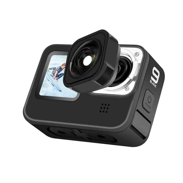 PULUZ Max Lens Mod Wide Angle Lens for GoPro Hero13 Black / Hero12 Black / Hero11 Black / HERO10 Black / HERO9 Black