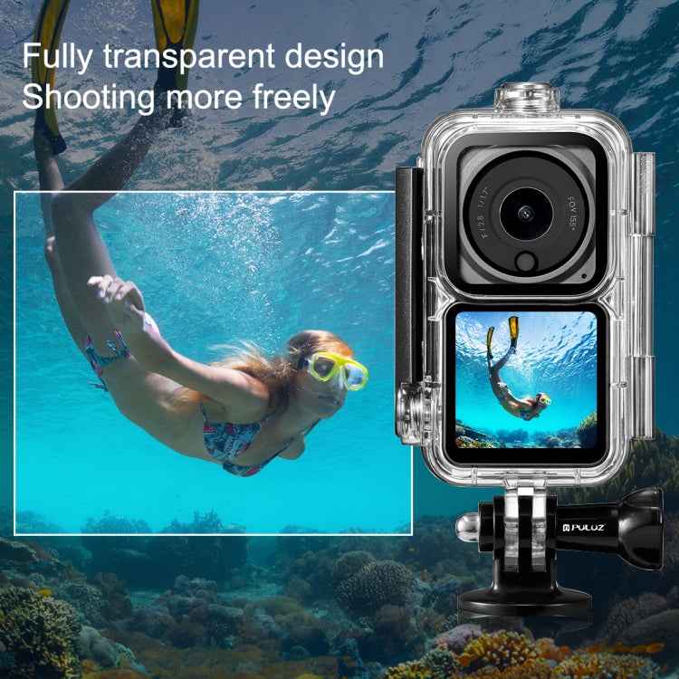 PULUZ 60m Waterproof Housing Diving Case for DJI Action 2 Camera Unit / Action 2 Power Combo / Action 2 Dual-Screen Combo