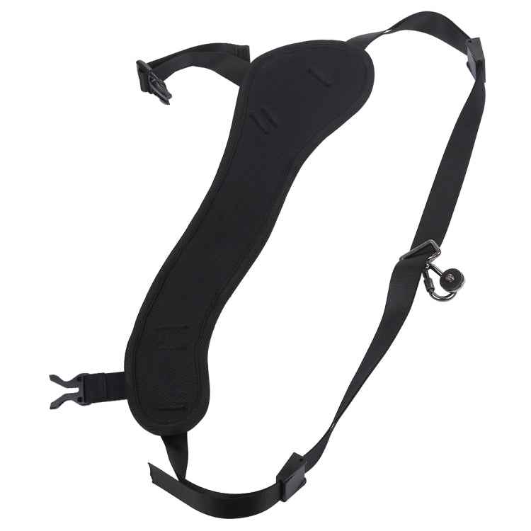 PULUZ Quick Release Anti-Slip Soft Pad Nylon Breathable Curved Camera Strap with Metal Hook for SLR / DSLR Cameras