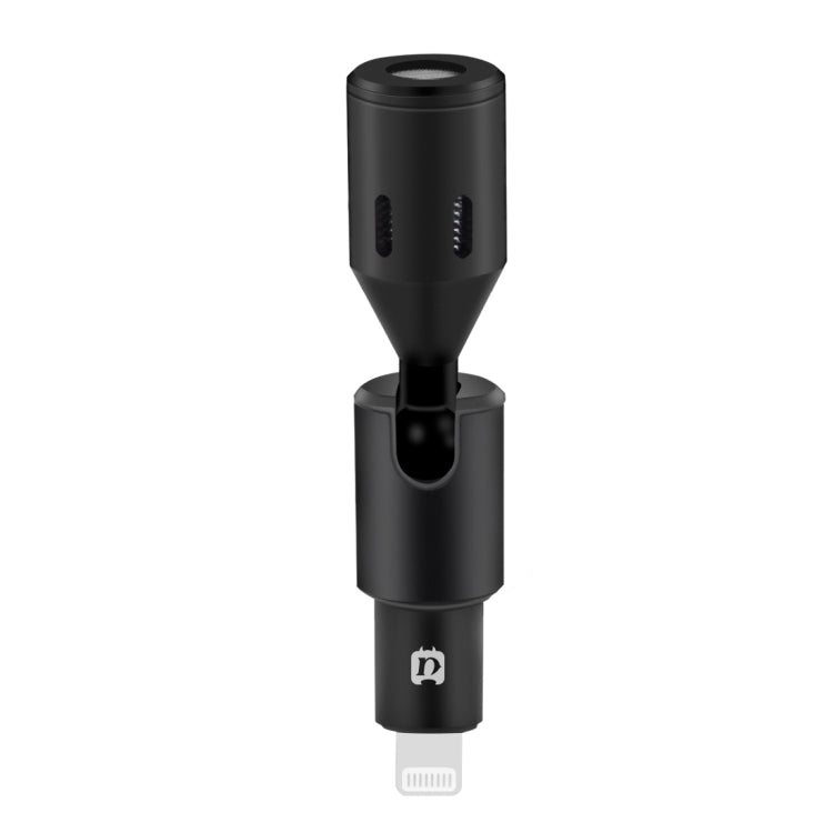 PULUZ 8PIN Jack Mobile Phone Omnidirectional Condenser Adjustable Microphone