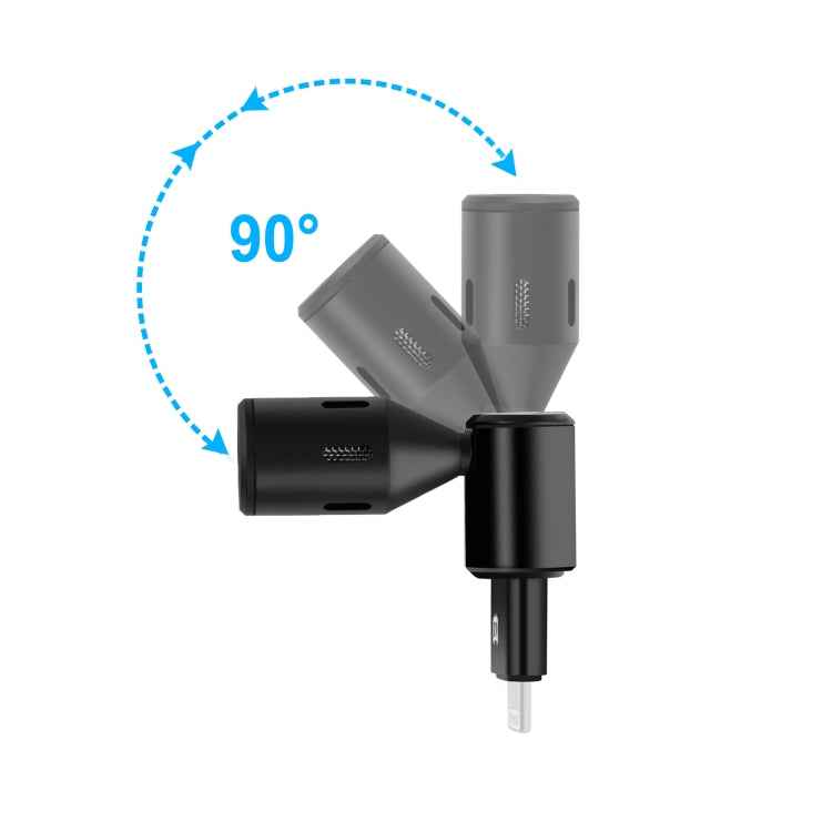 PULUZ 8PIN Jack Mobile Phone Omnidirectional Condenser Adjustable Microphone