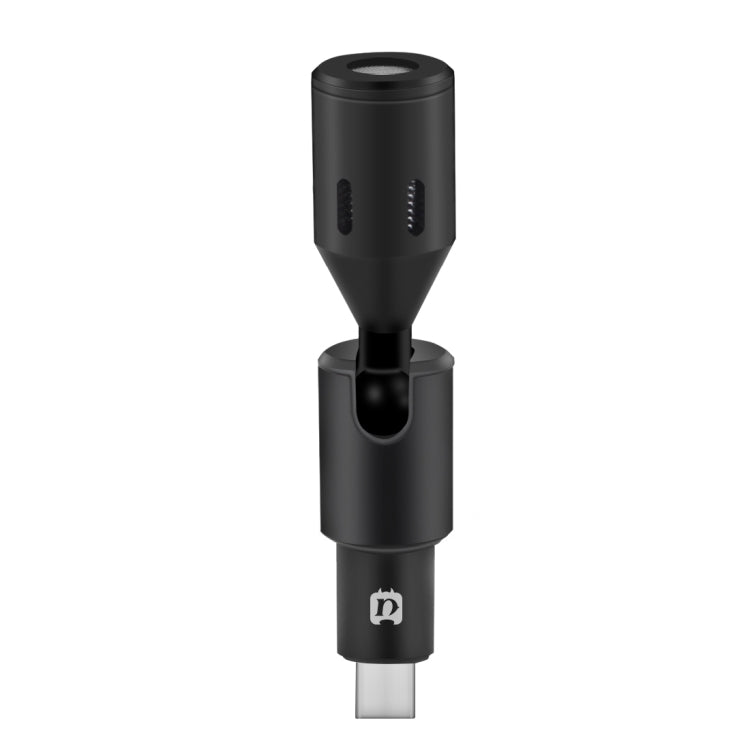 PULUZ USB-C / Type-C Jack Mobile Phone Omnidirectional Condenser Adjustable Microphone, Not for Samsung Series Phones