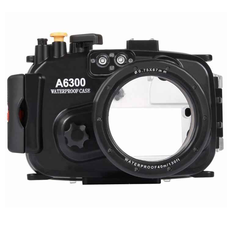 PULUZ 40m Underwater Depth Diving Case Waterproof Camera Housing for Sony A6300 (E PZ 16-50mm F3.5-5.6 OSS), For A6300