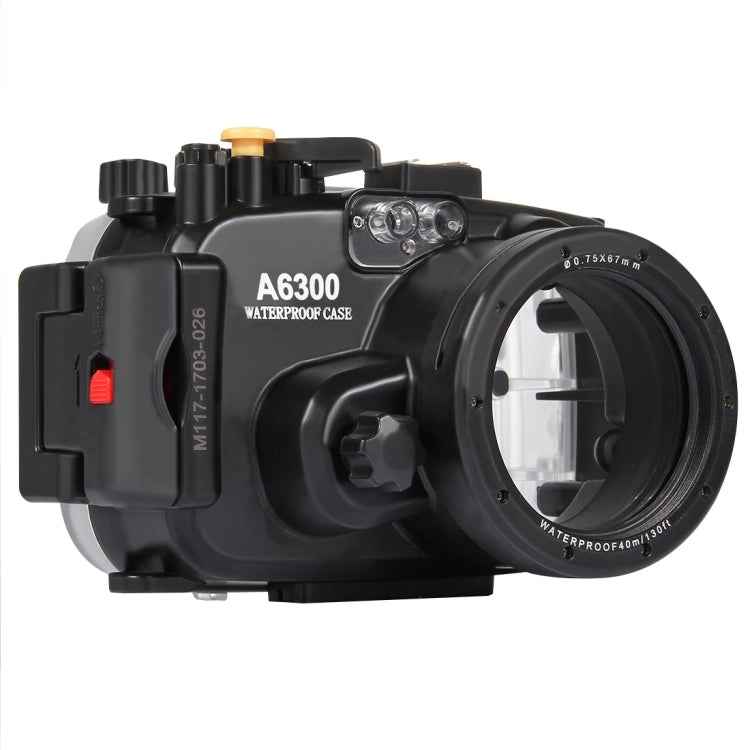 PULUZ 40m Underwater Depth Diving Case Waterproof Camera Housing for Sony A6300 (E PZ 16-50mm F3.5-5.6 OSS), For A6300