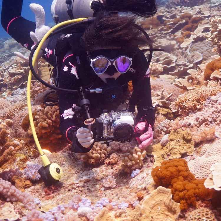 PULUZ 40m Underwater Depth Diving Case Waterproof Camera Housing for Sony RX100 III