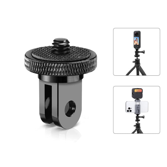 PULUZ 1/4 inch Screw Metal Tripod Mount Action Camera Adapter