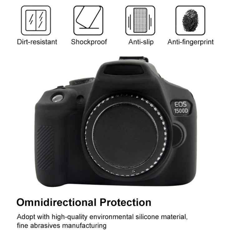 PULUZ Soft Silicone Protective Case for Canon EOS 1300D / 1500D
