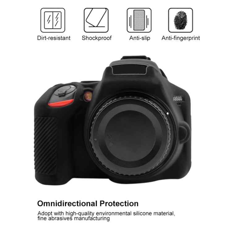 PULUZ Soft Silicone Protective Case for Nikon D3500