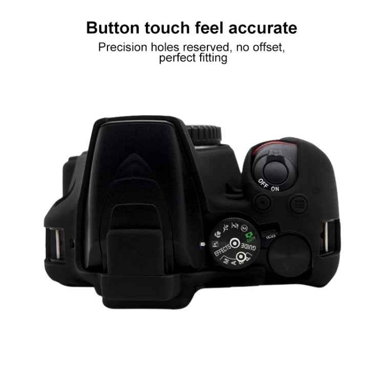 PULUZ Soft Silicone Protective Case for Nikon D3500
