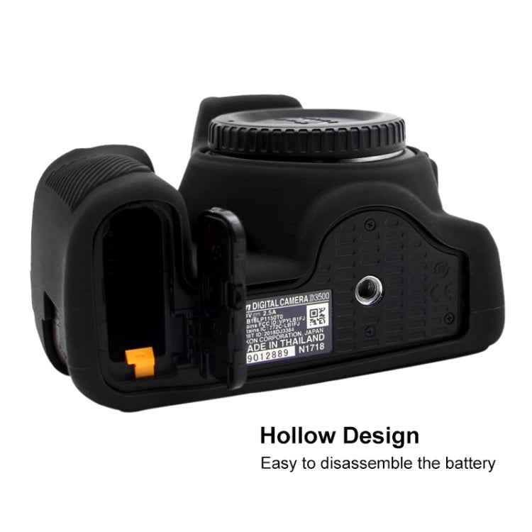 PULUZ Soft Silicone Protective Case for Nikon D3500