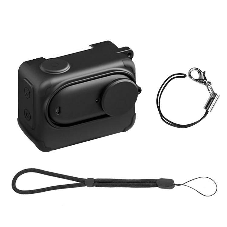 For Insta360 GO 3S PULUZ Camera Charging Box Silicone Cover with Lens Cap & Strap, For Insta360 GO 3S