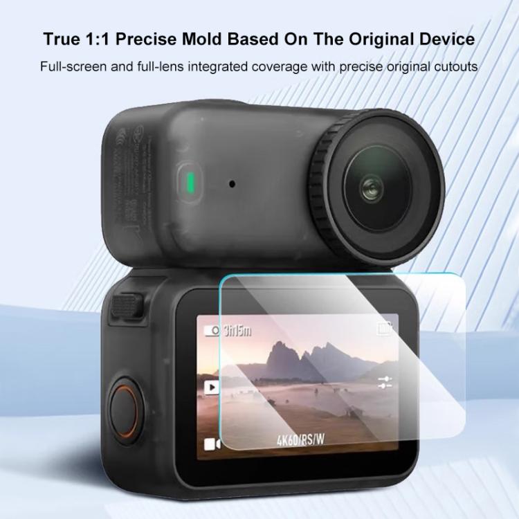 For DJI Osmo Nano PULUZ Tempered Glass Screen Film with Lens Hydrogel Film, For DJI Osmo Nano