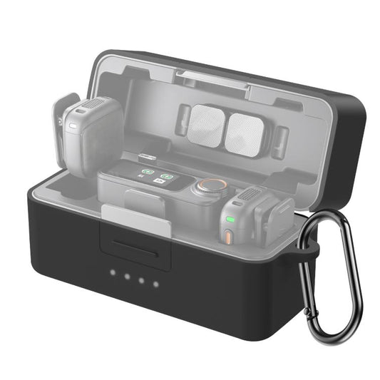 For DJI Mic 3 PULUZ Charging Case Silicone Scratch-proof Protective Cover, For DJI Mic 3