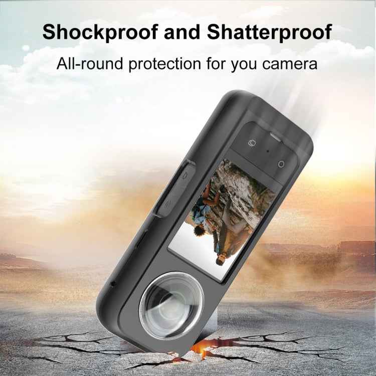 For Insta360 X3 PULUZ Metal Protective Cage Rig Housing Frame with Lens Protector