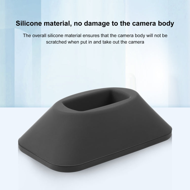 For Insta360 X3 PULUZ Silicone Base Desktop Stand
