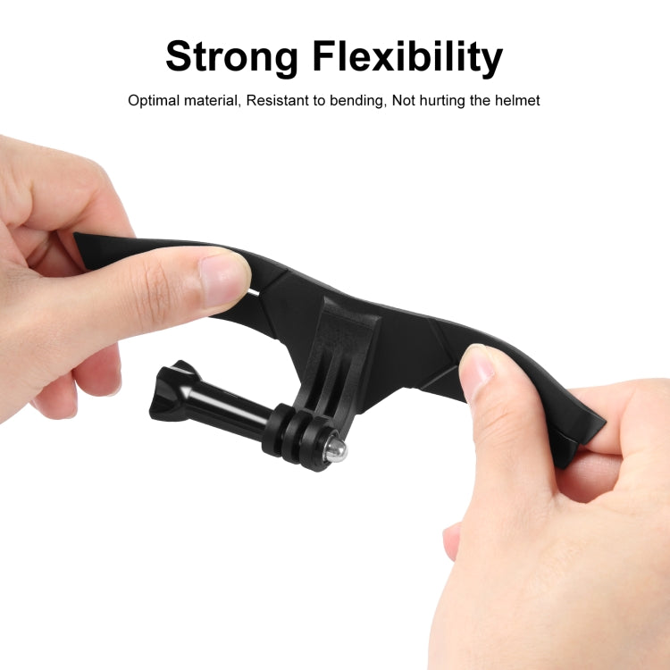 PULUZ Bending Action Camera Motorcycle Helmet Chin Mount