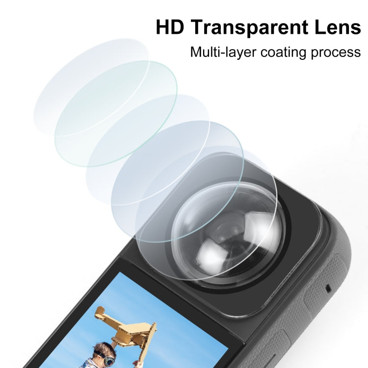 For Insta360 X3 PULUZ Lens Guard Optical Glass Protective Cover