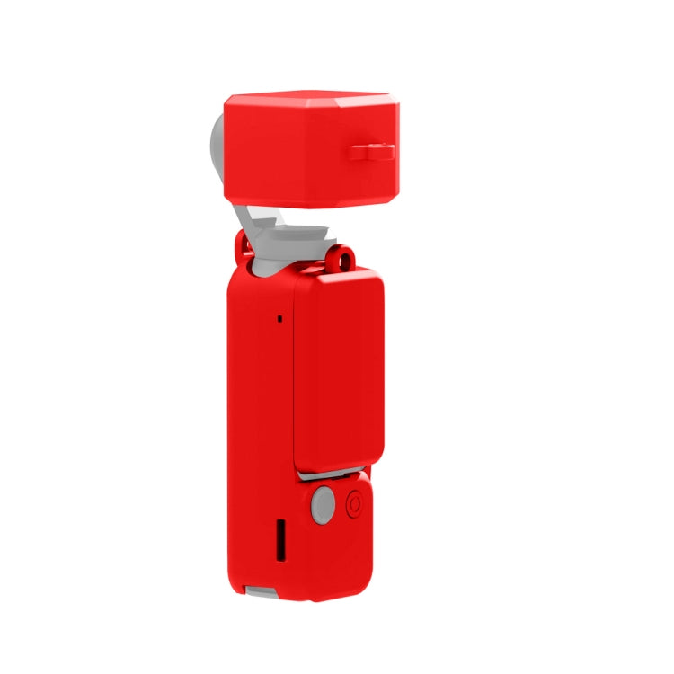 For DJI OSMO Pocket 3 PULUZ  3 in 1 Silicone Cover Case Set, Silicone Case White, Silicone Case Black, Silicone Case Red