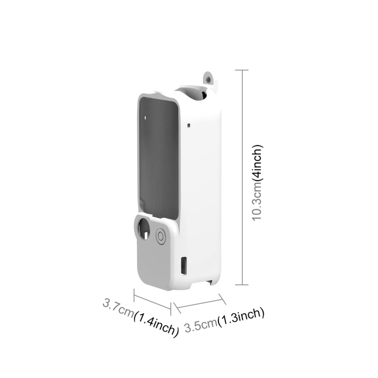 For DJI OSMO Pocket 3 PULUZ  3 in 1 Silicone Cover Case Set, Silicone Case White, Silicone Case Black, Silicone Case Red